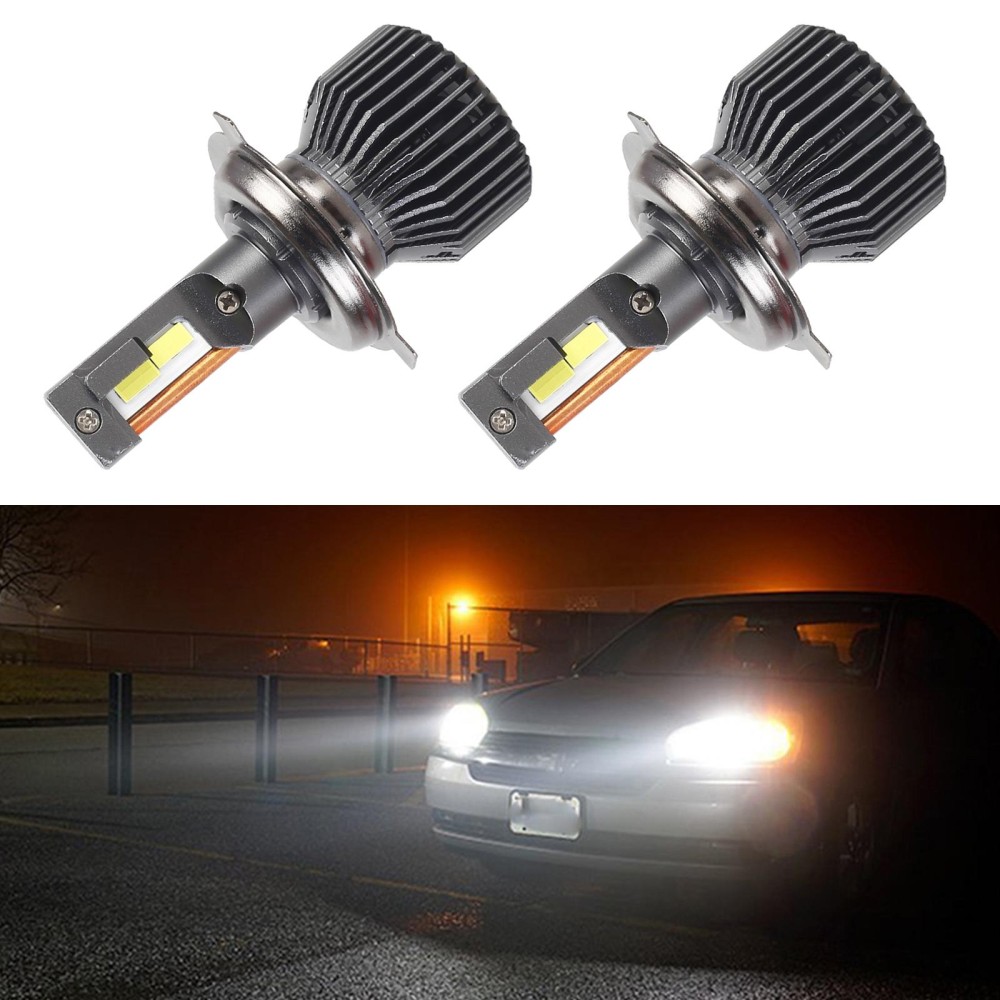 K11 1 Pair H4 12V / 75W / 6000K / 9000LM Car LED Headlight (White Light)