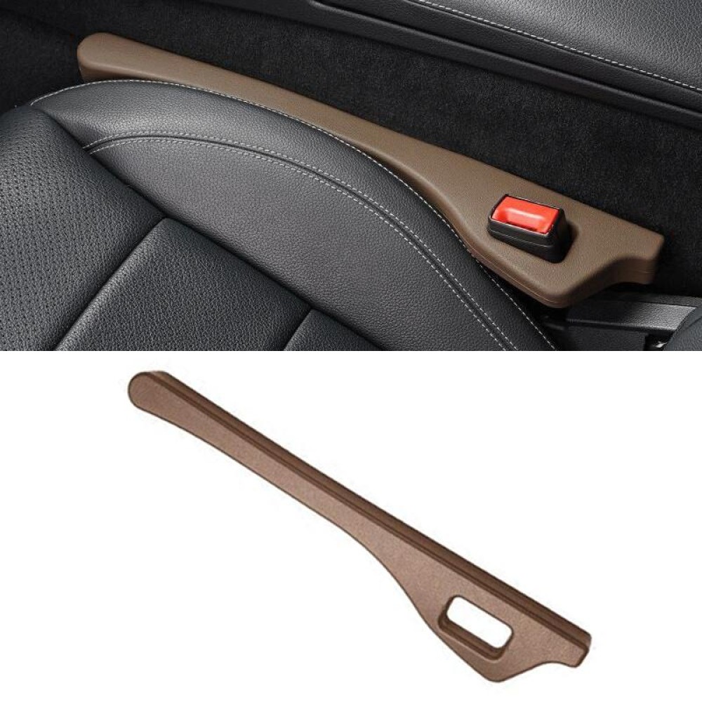 Car Seat Gap Bar Car Interior Armrest Box Gap Leak-proof Filler (Brown)