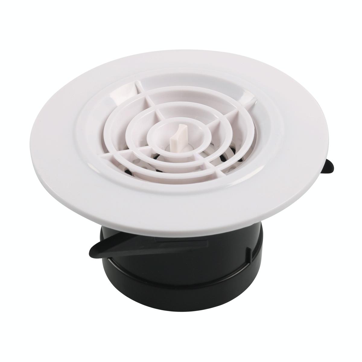 A6769-01 RV / Trailer ABS Round Adjustable Air Outlet Vent