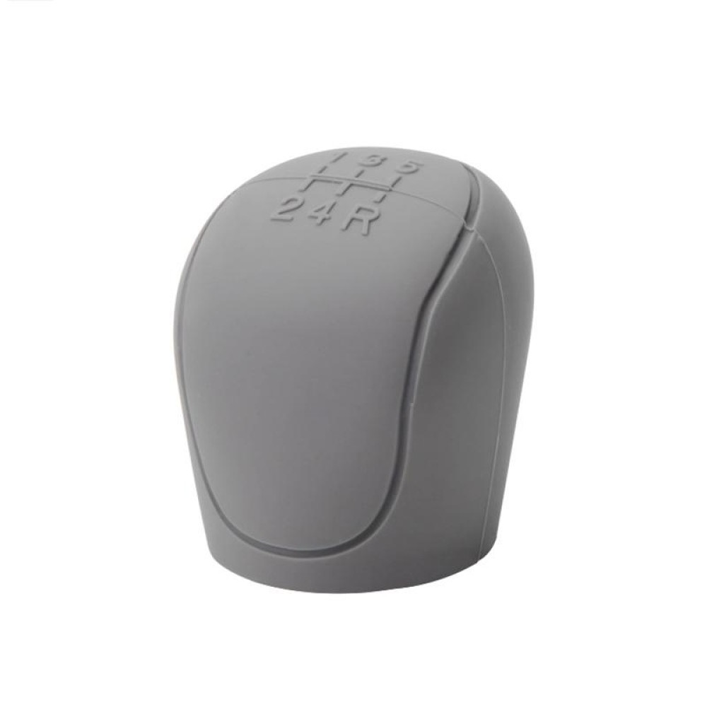For Ford Car Silicone Dustproof Shift Knob Gear Protective Cover (Grey)