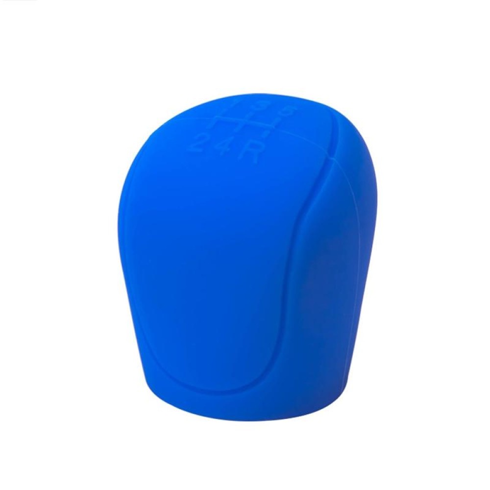 For Ford Car Silicone Dustproof Shift Knob Gear Protective Cover (Blue)