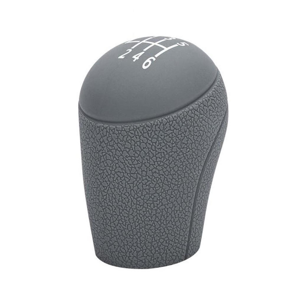 For Volkswagen 6-speed Car Silicone Dustproof Shift Knob Gear Protective Cover (Grey)