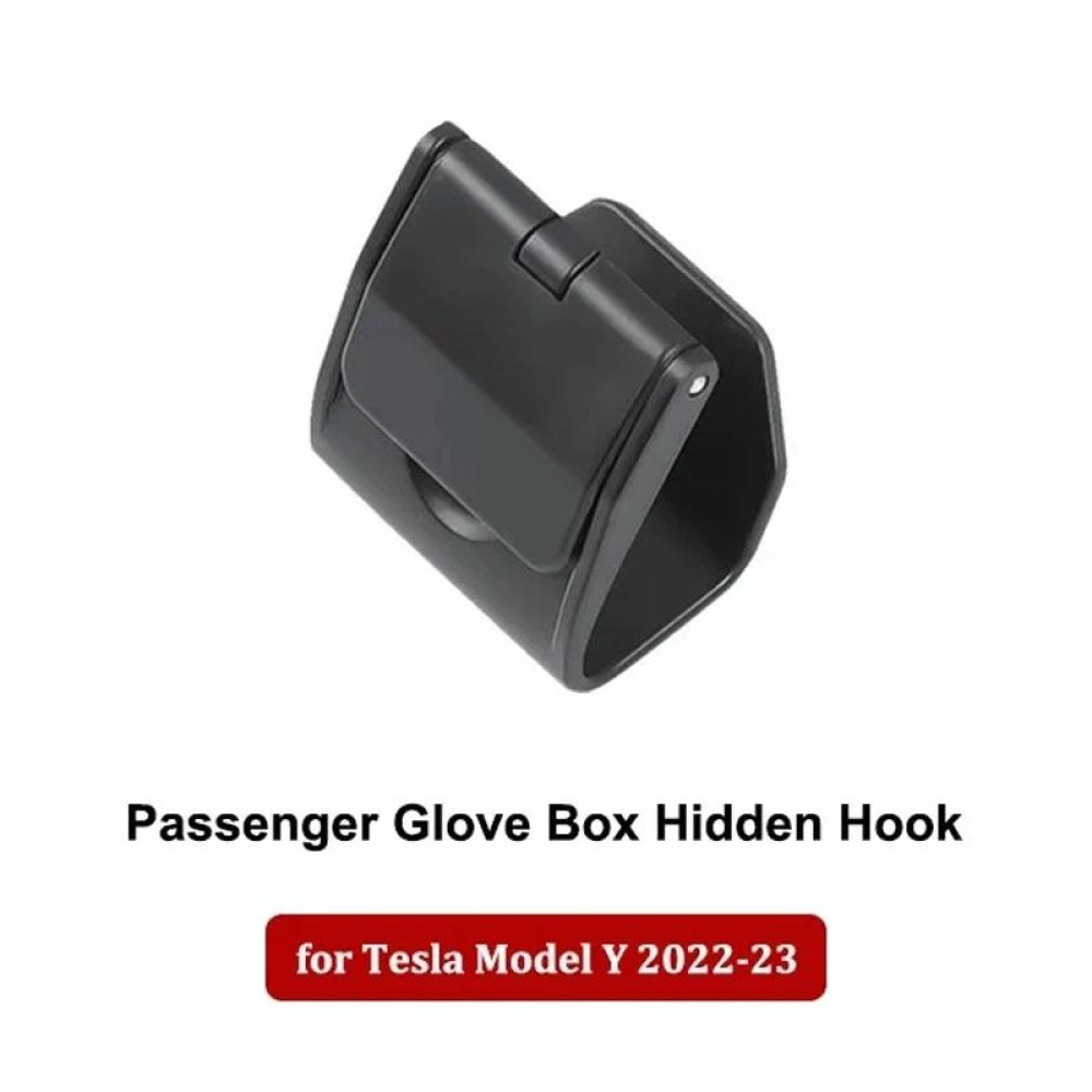 For Tesla Model Y 2022-2023 Car Co-pilot Glove Box Hidden Hook