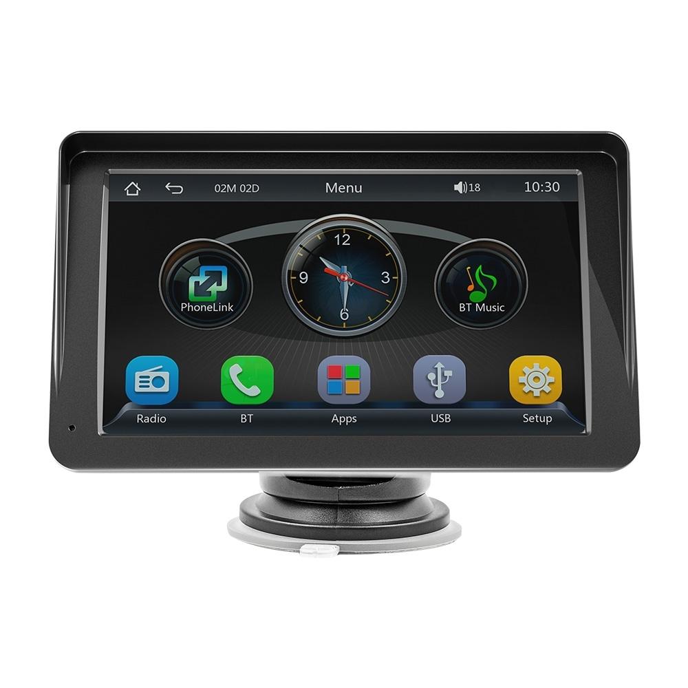 B5300 7 inch Wireless CarPlay Car Bluetooth MP5 Player, Support Mobile Phone Interconnection with Remote Control