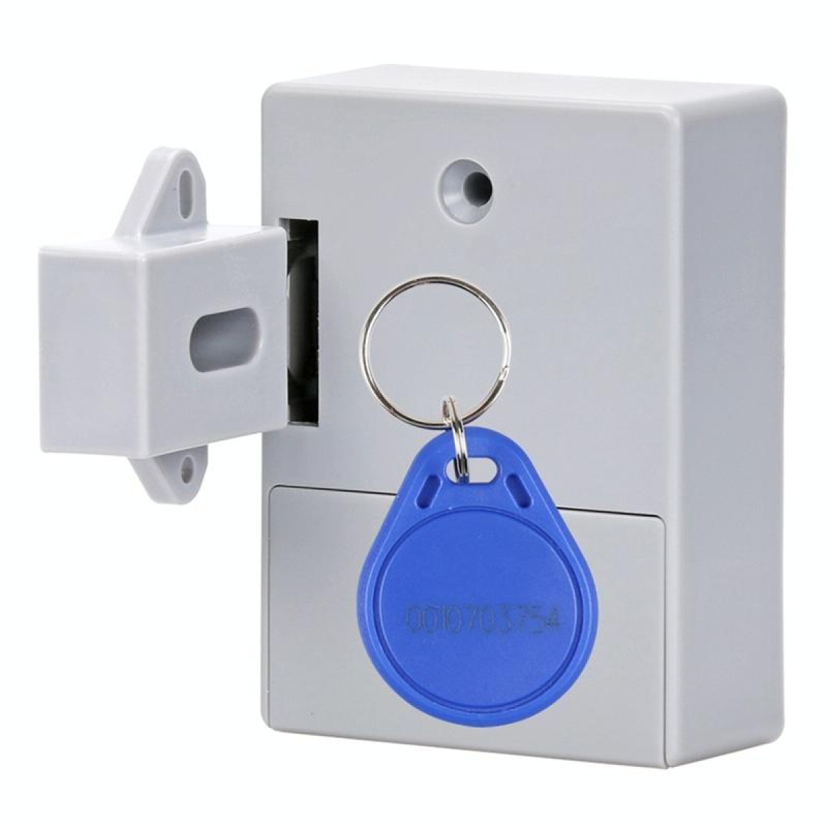 T3 ABS Magnetic Card Induction Lock Invisible Bilateral Open Cabinet Door Lock (Grey)