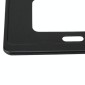 2 PCS Car License Plate Frames Stainless Steel License Plate Frame(Black)