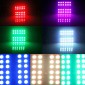 2 PCS Colorful 36MM T10 Port Remote Control Car Dome Lamp LED Reading Light with 6 LED Lights