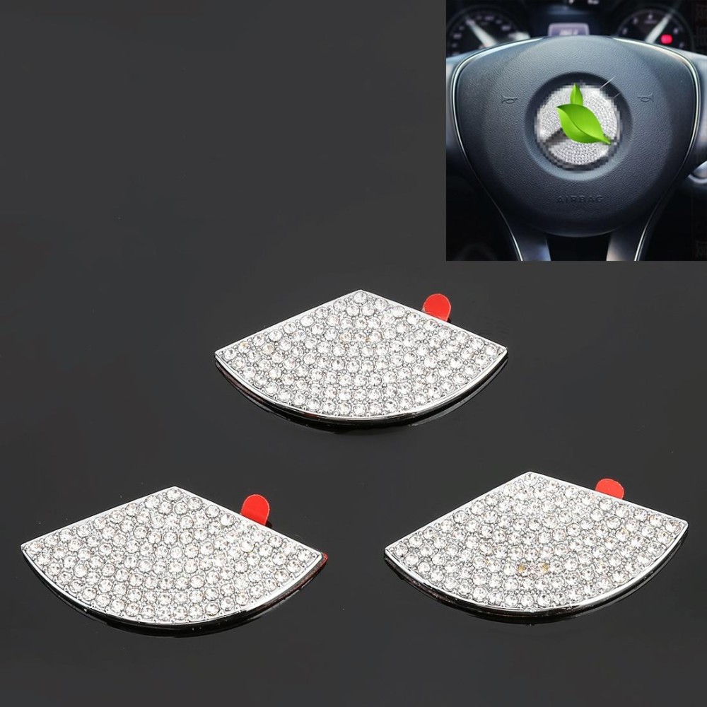 Universal Car Steering Wheel Diamond Decorative Stickers for Benz, Suitable for Post-2015 Models