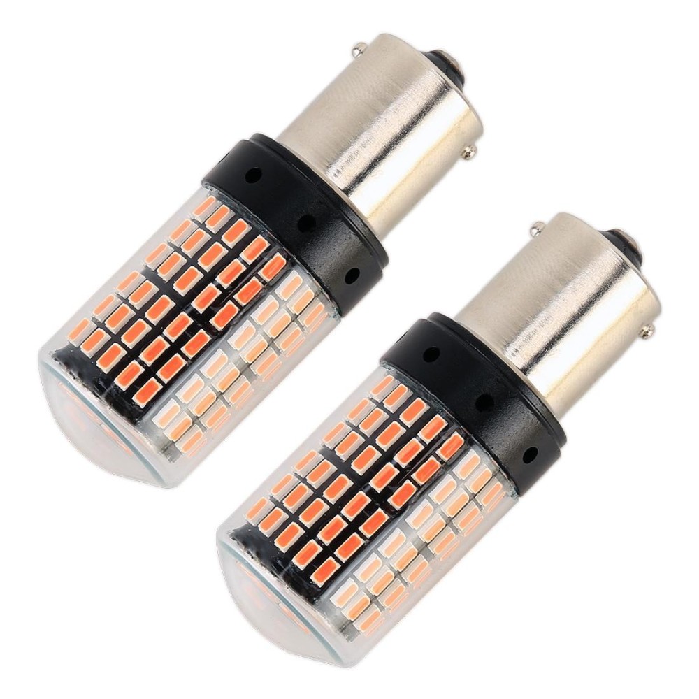 2 PCS 1156 / BAU15S DC12V / 18W / 1080LM Car Auto Turn Lights with SMD-3014 Lamps (Red Light)