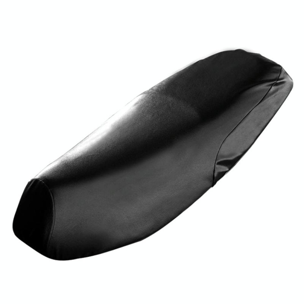 Waterproof Motorcycle Black Leather Seat Cover Prevent Bask In Seat Scooter Cushion Protect, Size: XXL, Length: 66-73cm; Width: 27-38cm