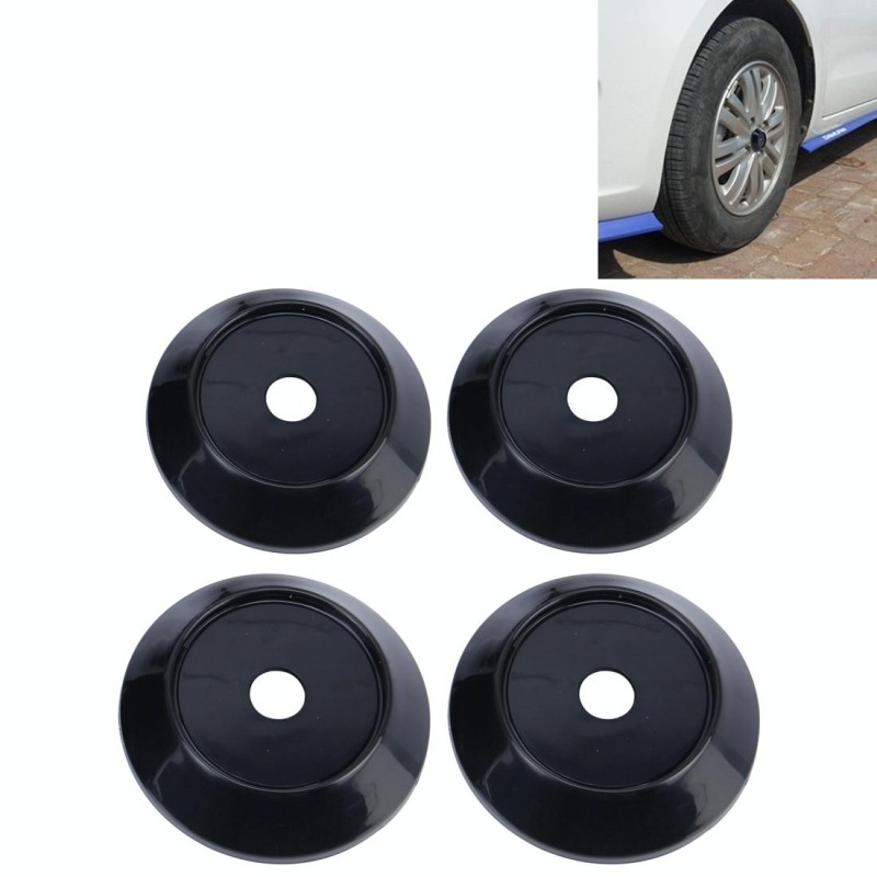 4 PCS Plastic Car Styling Accessories Car Emblem Badge Sticker Wheel Hub Caps Centre Cover