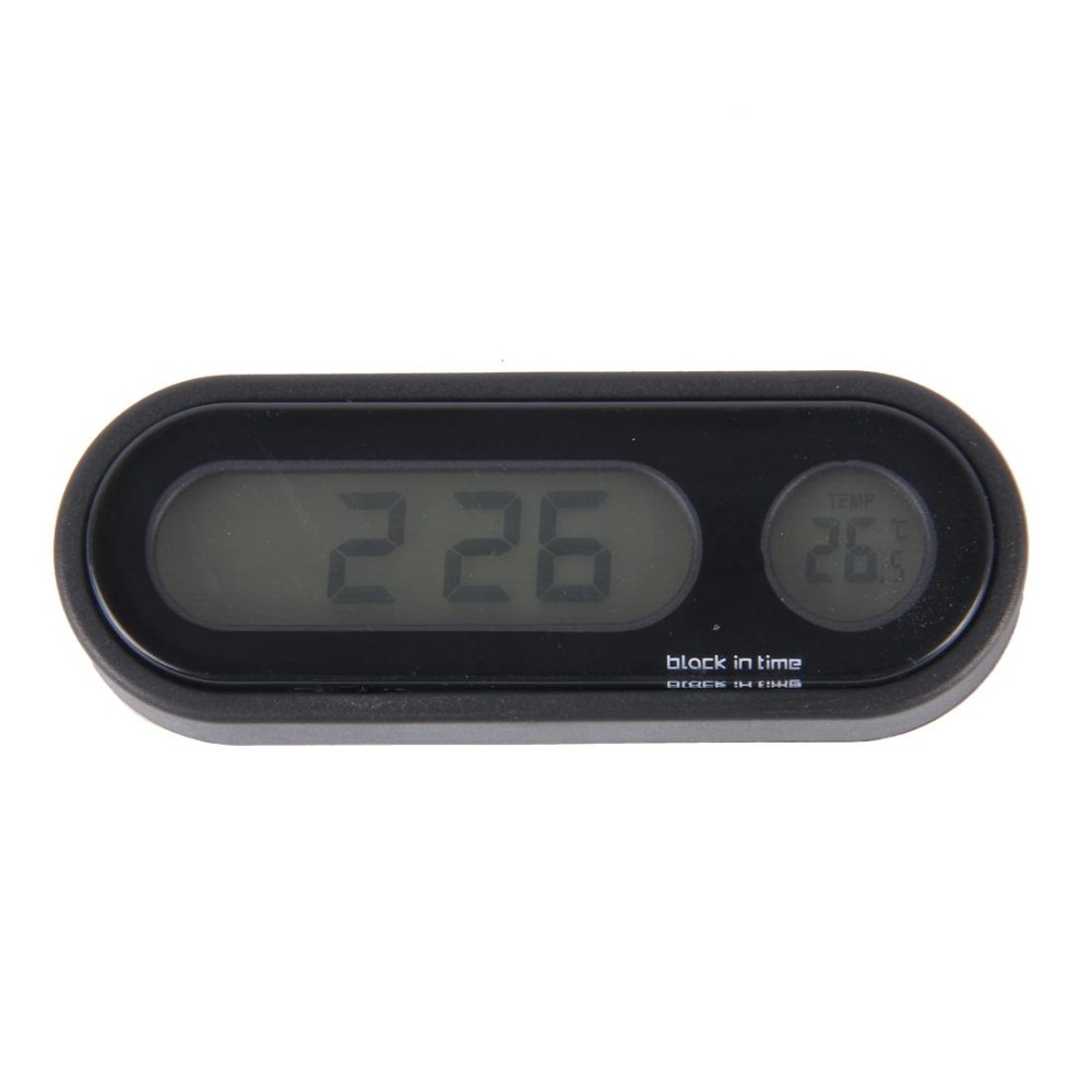 Multi-Function Digital Temperature Thermometer Clock LCD Monitor Battery Meter Detector Display
