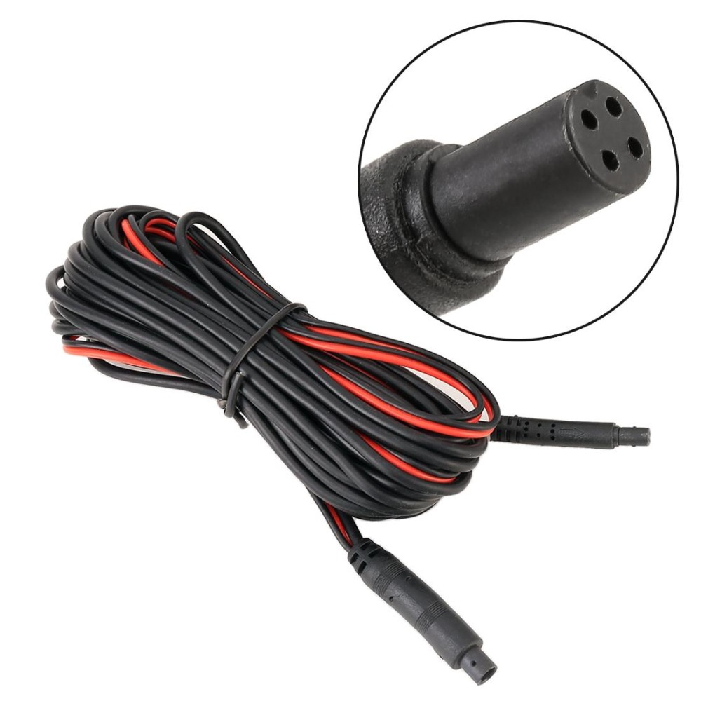 5.5m Universal Car 4P Reversing Camera Extension Cord Rearview Mirror Vehicle Traveling Data Recorder Video Conversion without Plug