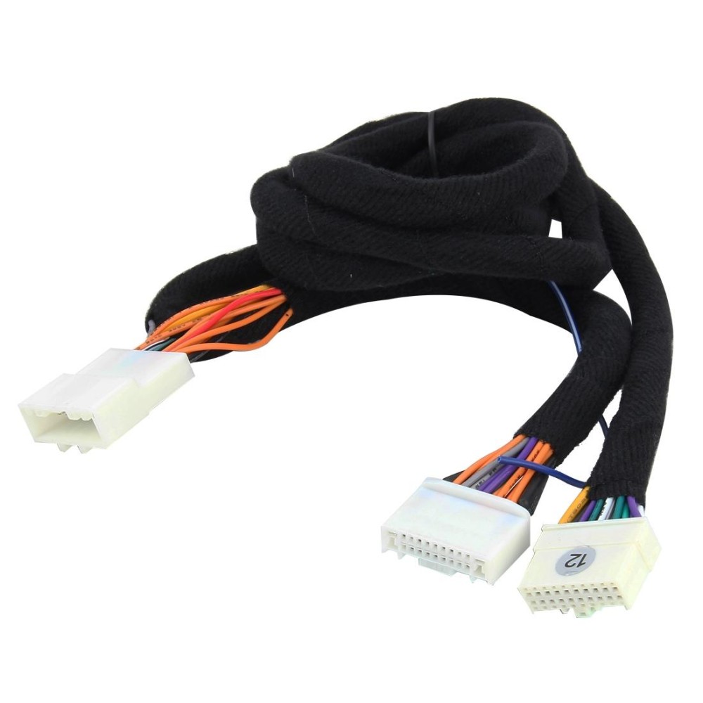 Car Radio Stereo Ampplified DSP Extension Cable Wiring Harness, Cable Length: 1.5m, For Nissan Tiida, Sylphy, Infiniti QX35, Mazda 6, New Tiida and More Vehicles