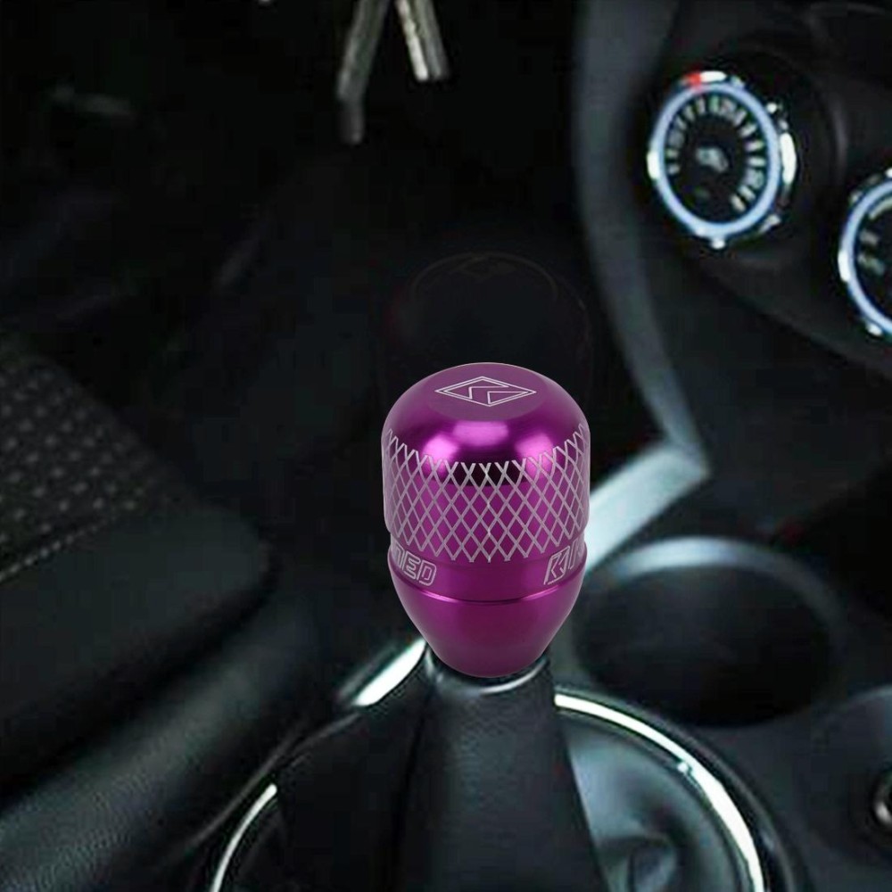 Universal Car Gear Shift Knob Modified Car Gear Shift Knob Auto Transmission Shift Lever Knob Gear Knobs(Purple)