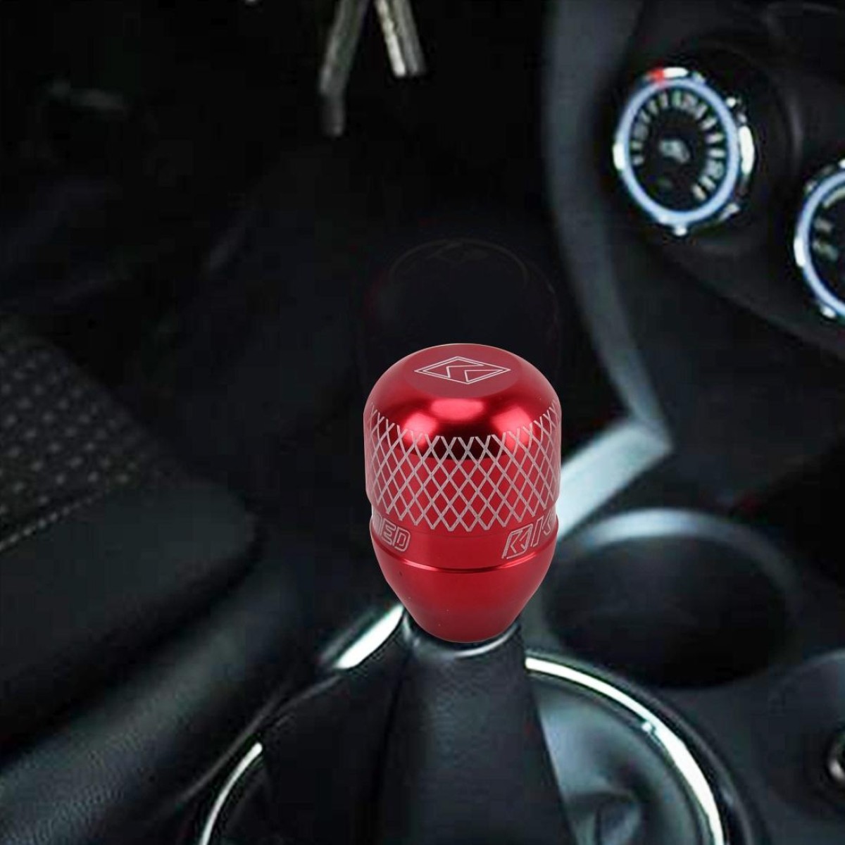 Universal Car Gear Shift Knob Modified Car Gear Shift Knob Auto Transmission Shift Lever Knob Gear Knobs(Red)