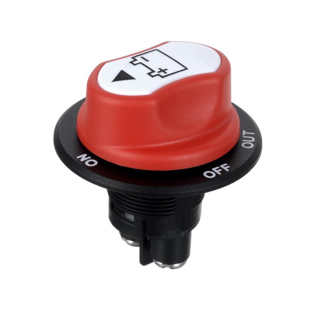 Jtron On/Off Car Battery Switch Car Battery Master Switch MAX DC 50V 50A CONT 75A INT Use for Cars / Off-road Vehicle / Truck