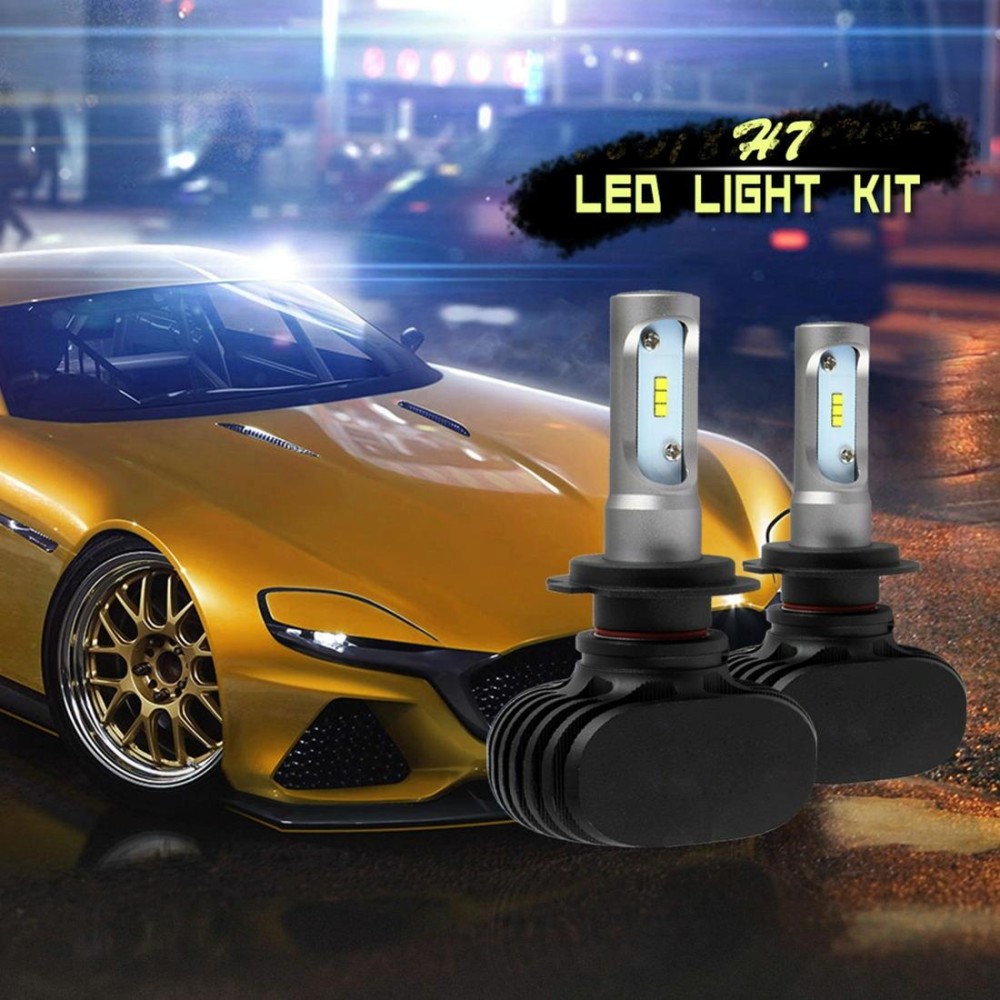 2 PCS H7 IP65 Waterproof White Light 6 CSP LED Car Headlight Bulb,  9-36V / 18W, 6000K / 2000LM