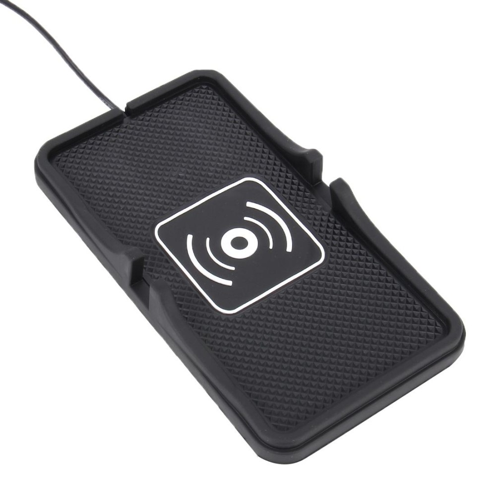 Home Car DC 5V/2A 5W Fast Charging Qi Standard Wireless Charger Pad, For iPhone, Galaxy, Huawei, Xiaomi, LG, HTC and Other QI Standard Smart Phones
