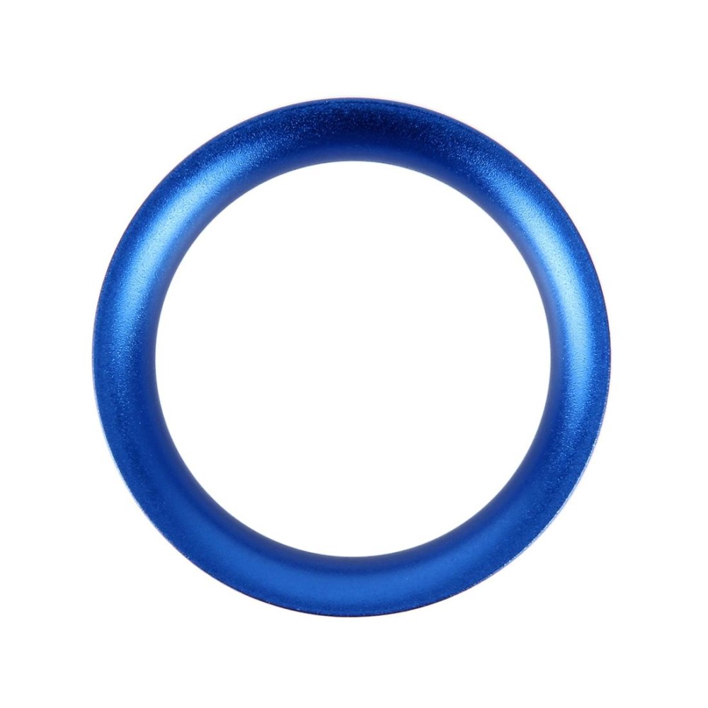Car Engine Start Key Push Button Ring Trim Aluminum Alloy Sticker Decoration for Mazda CX4 / CX5 / Axela / ATENZA(Blue)