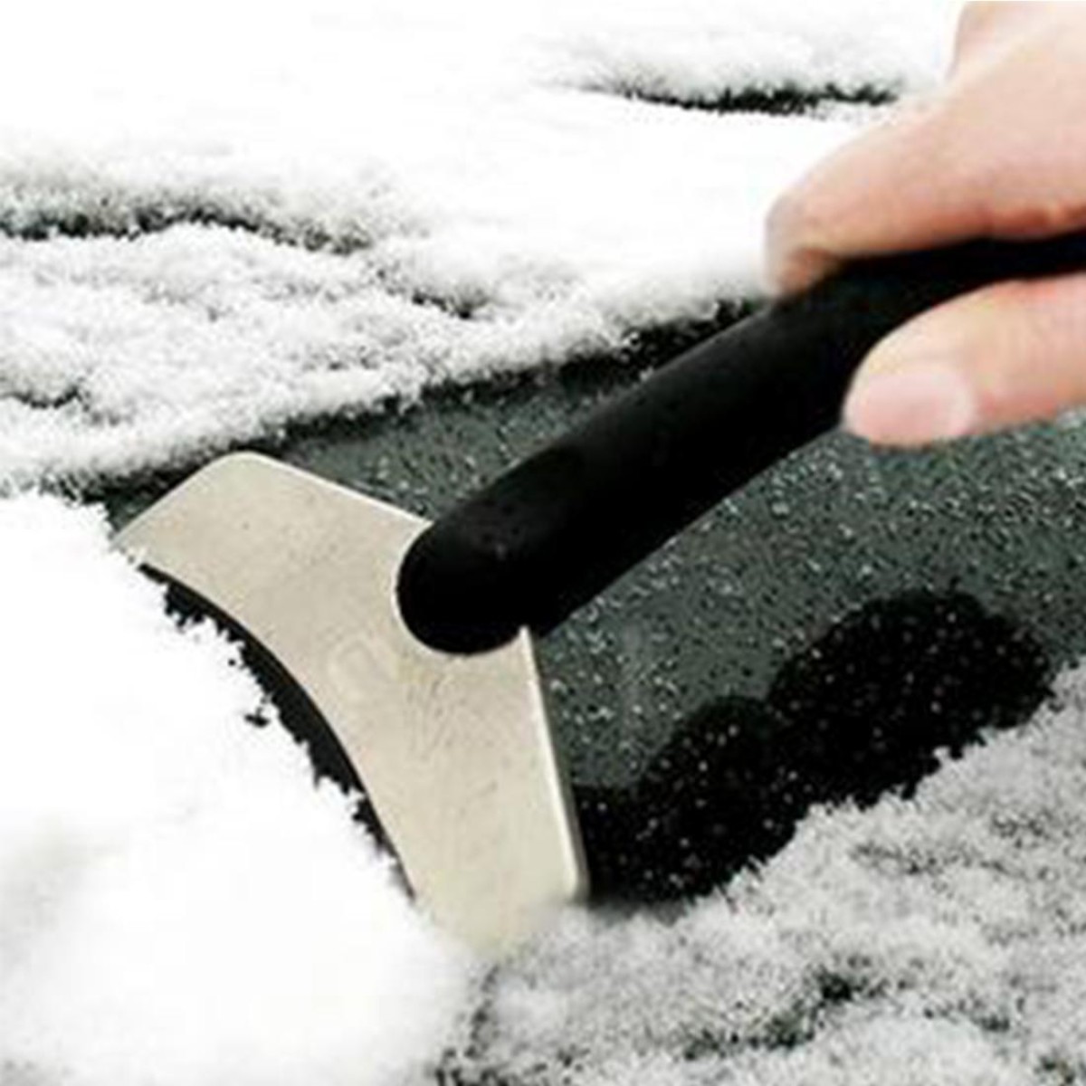SHUNWEI SW-3107 Premium TPR Scraper Strip Ice Scraper Heavy-duty Frost and Snow Removal for Car Windshield and Window(Black)