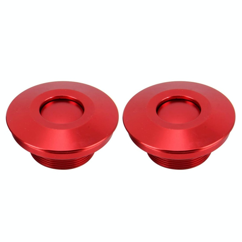 2 PCS Racing Car Cover Lock Aluminum Alloy Car Modification Oil Cap Modified Engine Cover Lock Racing Front Cover Lock(Red)