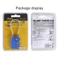 JASIT TSA719 Zinc Alloy 3-Digit Password TSA Lock Travel Luggage Padlock(Black)
