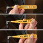 Portable AC DC Voltage Test Pencil Circuit Detector Volt Tester 12-250V Detection(Yellow)