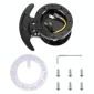 Car Tilt Racing Steering Wheel Quick Release Hub Kit Adapter Body Removable Snap Off Boss Kit(Black)