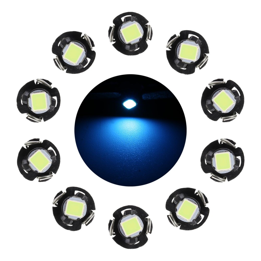 10 PCS 0.5W T3 Instrument Panel LED Light Dashboard Indicator Lamp Bulb (Ice Blue Light)