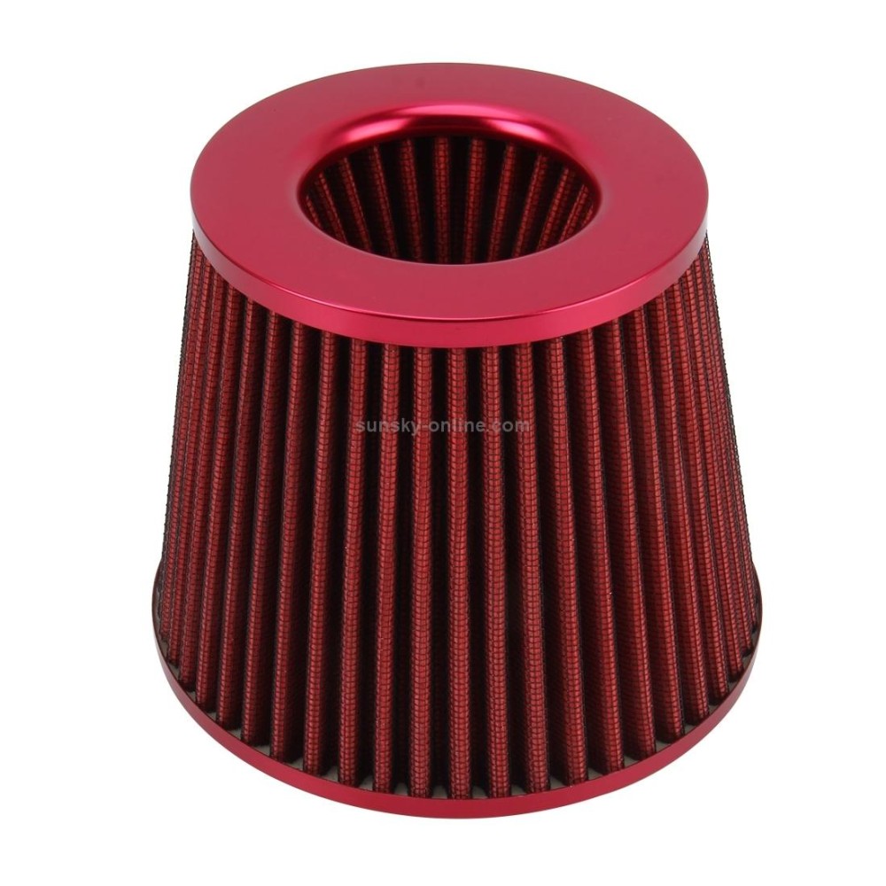 Universal Car Air Filter Mechanic Supercharger Car Car Filter Kits Air Intake Cool Filter, Size: 14.5*15cm(Red)(Red)