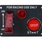 Auto Racing Switch Cover Toggle Switch 12V 20A Panels Red Racing Ignition Switch Panel Engine Start Multi-function Automatic Ignition Switch for Racing Cars