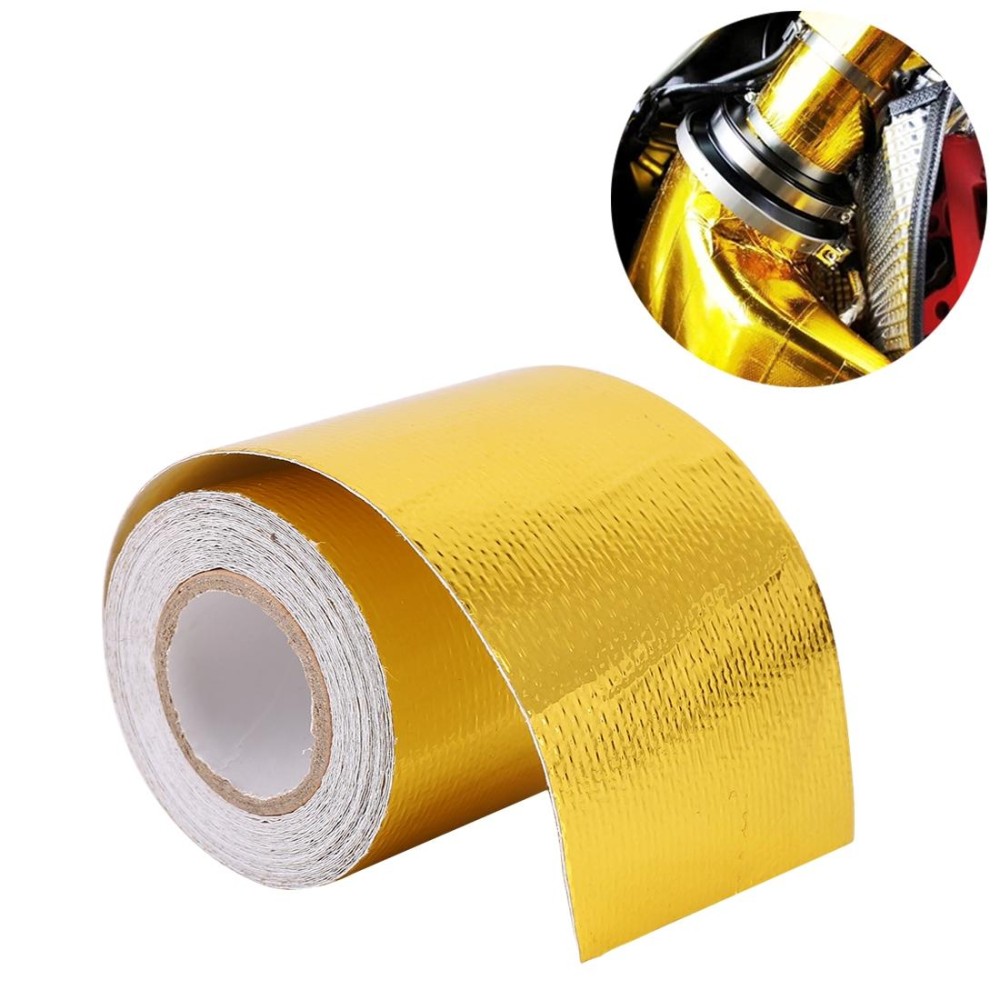 5m Exhaust Wrap Auto Motor Exhaust Heat Shield Aluminum Foil Paper Heat Resistant Wrap
