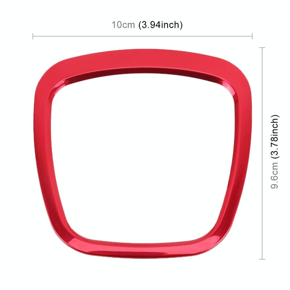 Car Auto Steering Wheel Decorative Ring Cover Trim Sticker Decoration for Audi(Red)