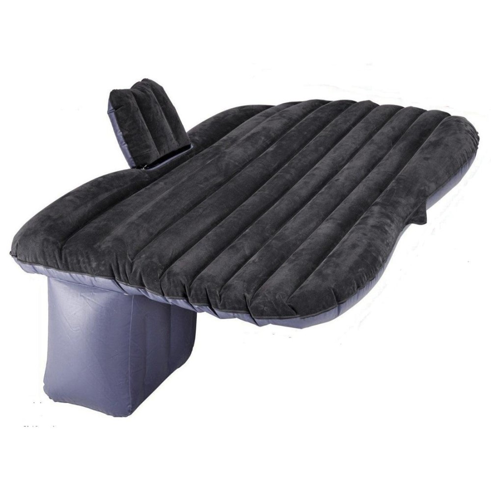 Car Travel Inflatable Mattress Air Bed Camping Universal SUV Back Seat Couch With Protection Air Cushion(Black)