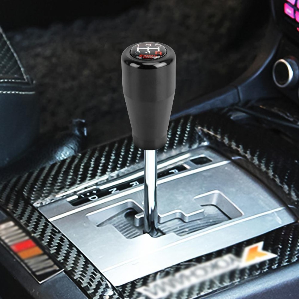 Universal Car Solid Color Cone Shape Shifter Manual Automatic Gear Shift Knob(Black)