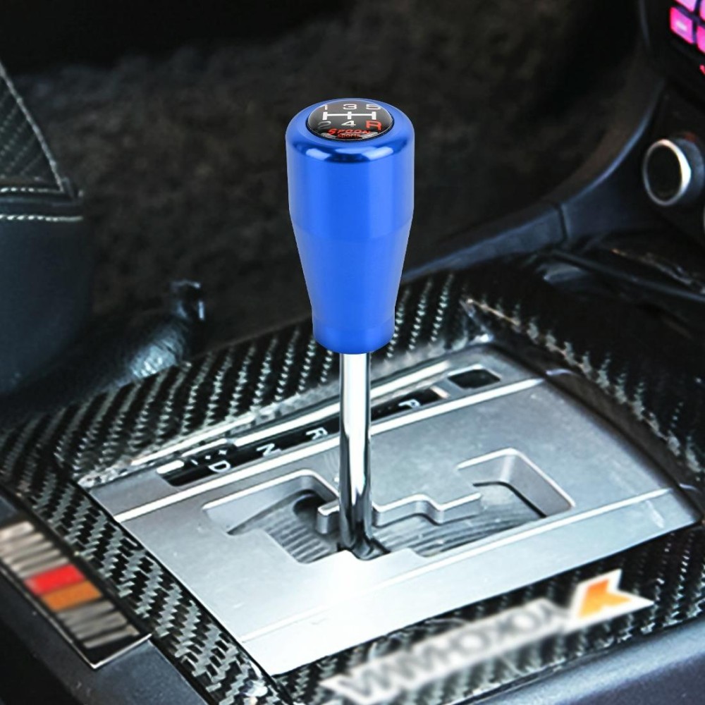 Universal Car Solid Color Cone Shape Shifter Manual Automatic Gear Shift Knob(Blue)