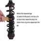 2 PCS Car Auto A Type Shock Absorber Spring Bumper Power Cushion Buffer, Spring Spacing: 47mm, Colloid Height: 80mm