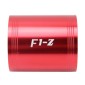 F1-Z Car Stainless Universal Supercharger Dual Double Turbine Air Intake Fuel Saver Turbo Turboing Charger Fan Set kit(Red)