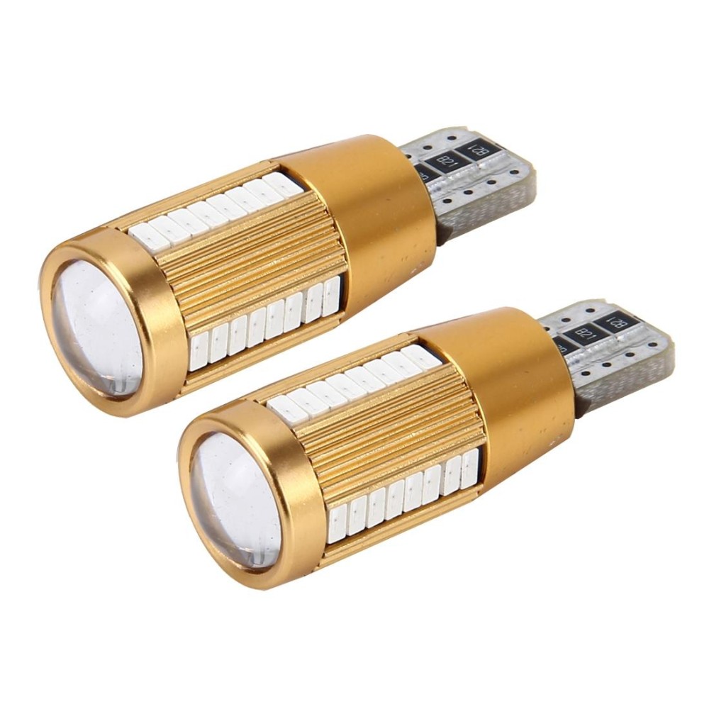 2 PCS T10 2W Constant Current Car Clearance Light with 38 SMD-3014 Lamps, DC 12-16V(Blue Light)