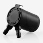 Car Universal Compact Baffled Oil Catch Can 2-Port(Black)
