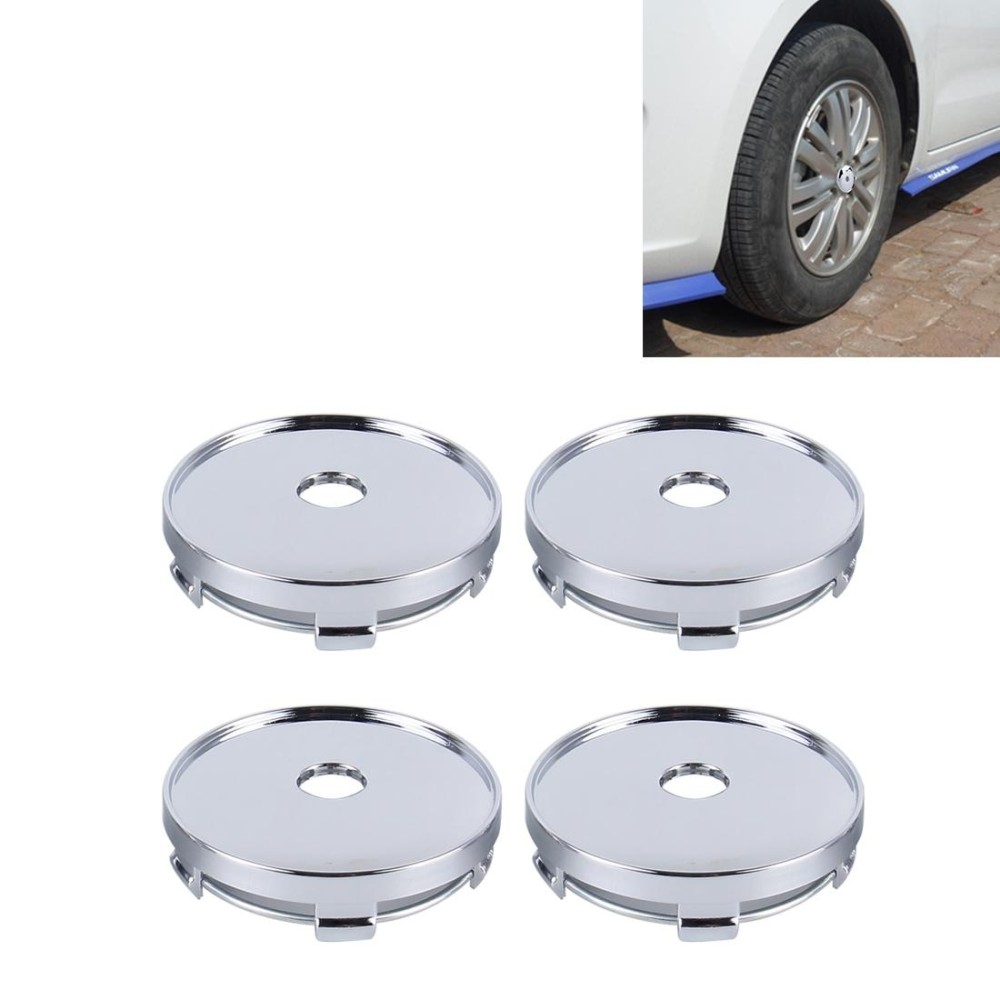 4 PCS Metal Car Styling Accessories Car Emblem Badge Sticker Wheel Hub Caps Centre Cover