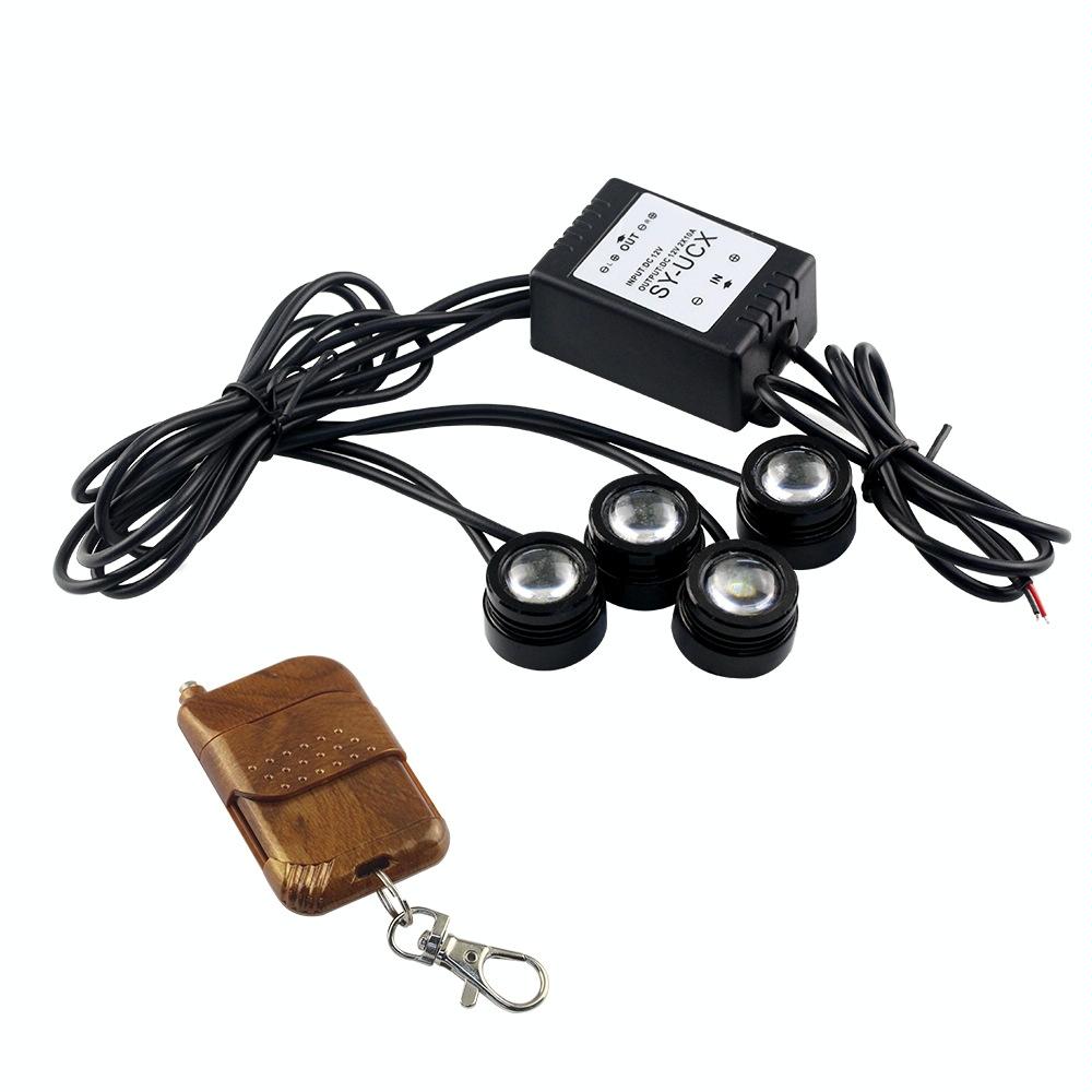 4x1.5W Car LED Reversing Light with Wireless Remote Control