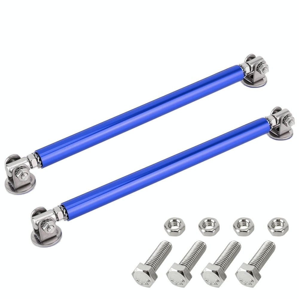 2 PCS Car Modification Adhesive Surrounded Rod Lever Front and Rear Bars Fixed Front Lip Back Shovel, Length: 15cm(Blue)