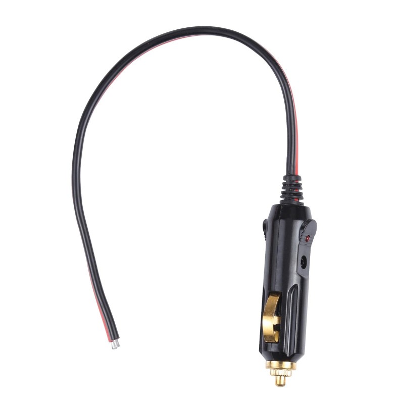 12-24V Car Cigarette Lighter Switch Plug Extension Cable