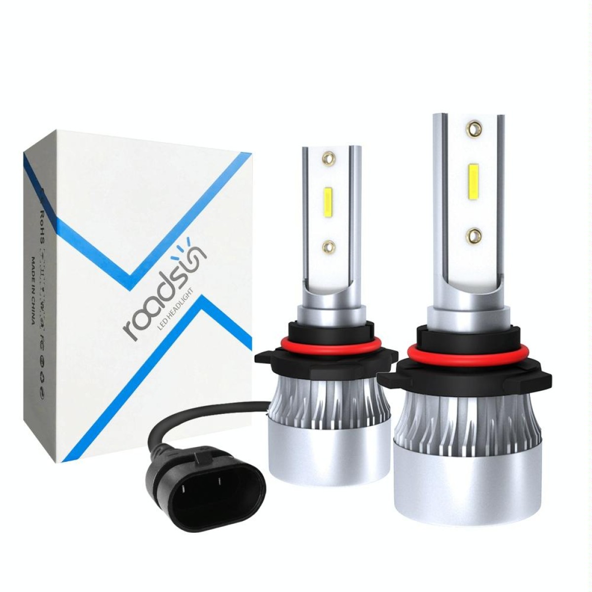 2 PCS 1902 9006 / HB4 DC9-36V / 23W / 6000K / 2300LM IP68 Car LED Headlight Lamps (White Light)