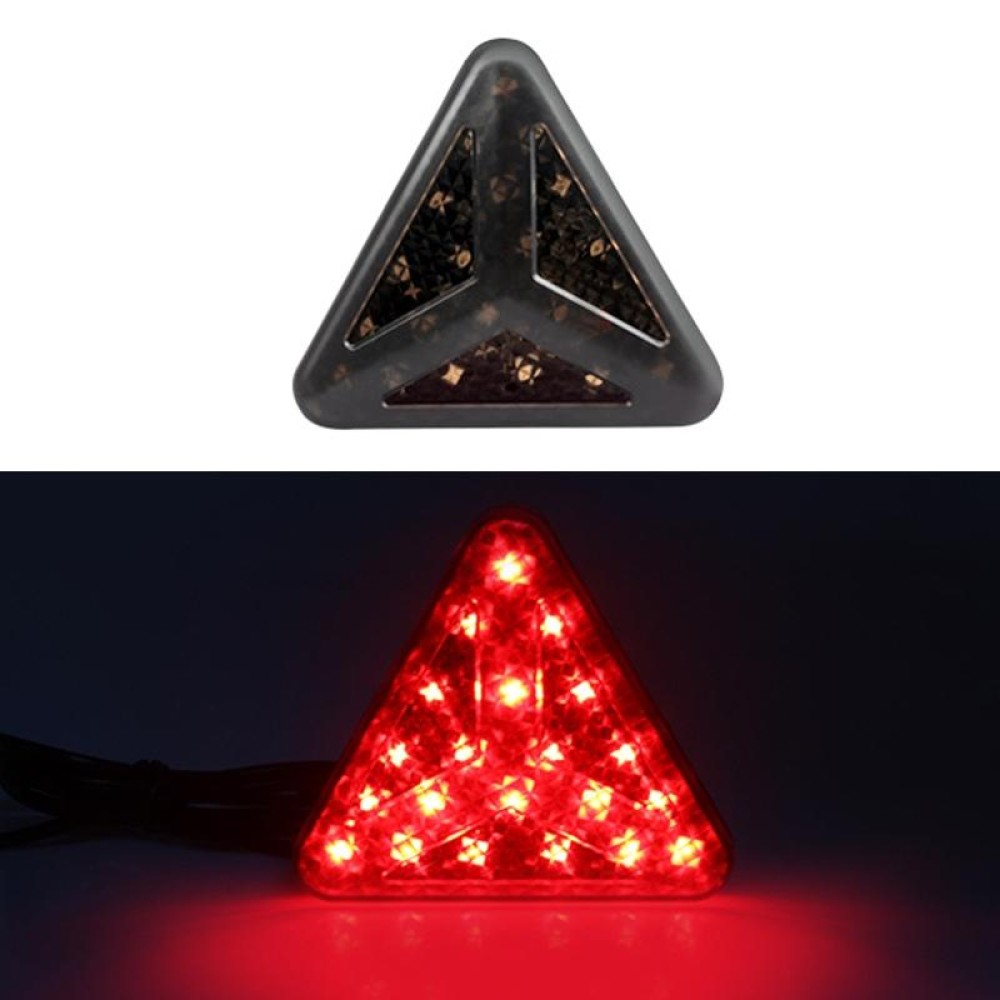 Bicycle / Mountain Bike Y Style Triangle Pilot Light LED Tail Light (Black)