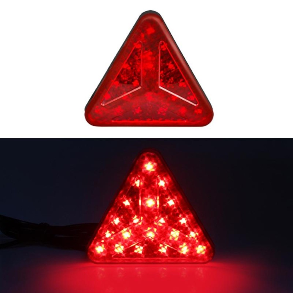 Bicycle / Mountain Bike Y Style Triangle Pilot Light LED Tail Light (Red)