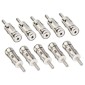 10pcs Car Vehicles Radio Stereo Aerial Antenna Mast Male Adapter DIN Connector Plug