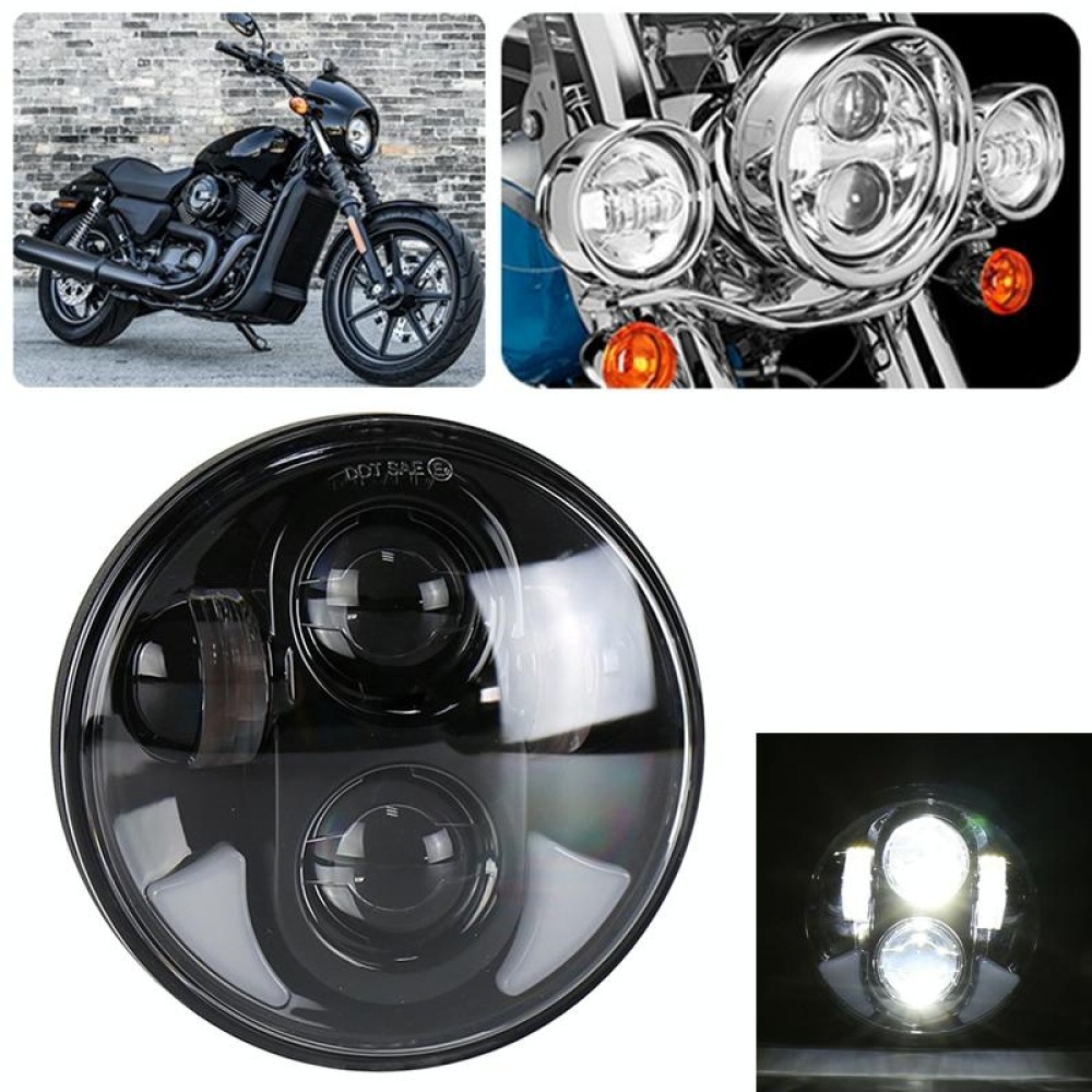 5.75 inch DC12V 6000K-6500K 40W Car LED Headlight for Harley